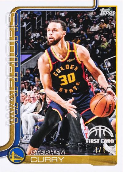 Stephen Curry 2025-26 Topps Basketball base card