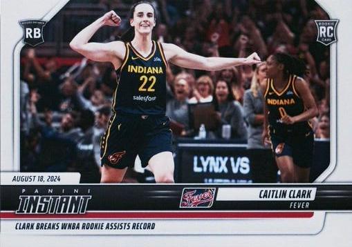 2024 Panini Instant Caitlin Clark WNBA Rookie Card #171 Serial Numbered #/6980