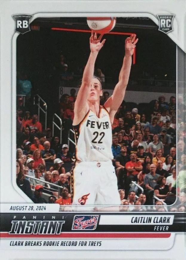 2024 Panini Instant Caitlin Clark WNBA Rookie Card #186 Serial Numbered #/11211