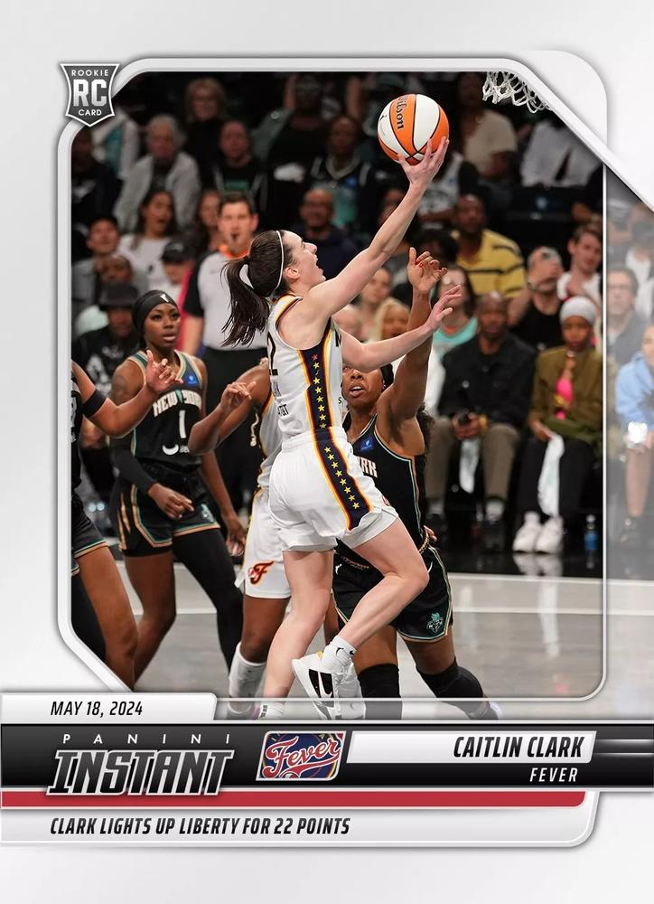 2024 Panini Instant Caitlin Clark WNBA Rookie Card #19 Serial Numbered #/2848