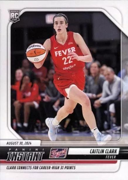 2024 Panini Instant Caitlin Clark WNBA Rookie Card #191 Serial Numbered #/11687