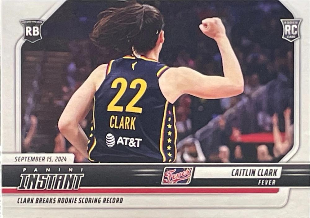 2024 Panini Instant Caitlin Clark WNBA Rookie Card #218 Serial Numbered #/12915