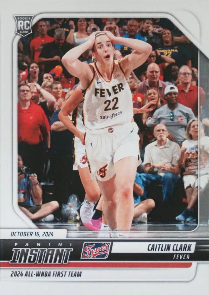 2024 Panini Instant Caitlin Clark WNBA Rookie Card #268 Serial Numbered #/16135
