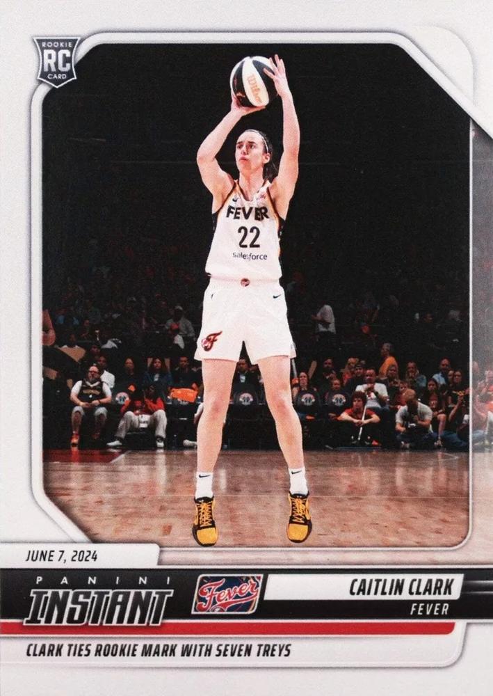2024 Panini Instant Caitlin Clark WNBA Rookie Card #53 Serial Numbered #/2569